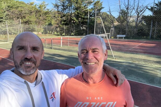 Arnaud Gillet, candidat en formation DEJEPS Tennis au TC La Dorgale